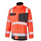 BLOUSON HAUTE VISIBILITÉ ADVANCED ROUGE FLUO/GRIS