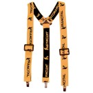 BRETELLES ORANGE FLUO A PINCES 