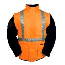 BLOUSON HAUTE VISIBILITÉ MAELIS ORANGE FLUO