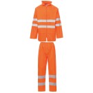 ENSEMBLE DE PLUIE HAUTE-VISIBILITE RAINSET ORANGE FLUO