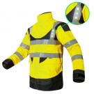 PARKA HAUTE VISIBILITÉ ANNAPURNA LED JAUNE FLUO/MARINE 