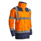 PARKA HAUTE VISIBILITÉ KETA ORANGE FLUO/MARINE