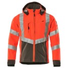 SOFTSHELL HAUTE VISIBILITE ROUGE/GRIS 