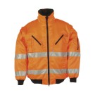 BLOUSON HAUTE VISIBILITÉ SPARROW ORANGE FLUO/MARINE