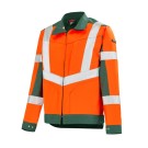BLOUSON HAUTE VISIBILITÉ LUTEA PI ORANGE FLUO/VERT FONCE