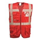 GILET F476 ROUGE