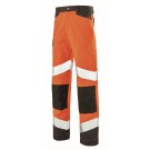 PANTALON RÉFLÉCHISSANT HOMME FLUO TECH ORANGE FLUO/CHARCOAL T. 7
