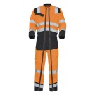 COMBINAISON RÉFLÉCHISSANTE DOUBLE ZIP FLUO SAFE XP ORANGE FLUO/GRIS CHARCOAL T.7
