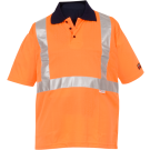 POLO HAUTE VISIBILITÉ URBAN/PURPOSE ORANGE FLUO