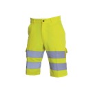 BERMUDA HAUTE VISIBILITÉ HI6VI JAUNE FLUO