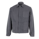 VESTE COTON GRIS ACIER  