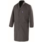 BLOUSE DE TRAVAIL HOMME 100 % COTON FERMETURE BOUTONS GRIS ACIER