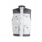 GILET DE TRAVAIL/BODYWARMER HOMME/FEMME HULST Blanc/Gris