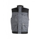 GILET DE TRAVAIL/BODYWARMER HOMME/FEMME HULST Gris/Noir