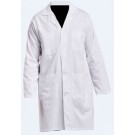 BLOUSE DE TRAVAIL HOMME 100 % COTON FERMETURE BOUTONS BLANC