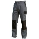 PANTALON DE TRAVAIL HOMME/FEMME TYPHON GRIS/NOIR