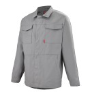 VESTE DE TRAVAIL HOMME/FEMME BERYL GRIS MINERAL