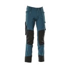 PANTALON DE TRAVAIL HOMME/FEMME ADVANCED AVEC POCHES BLEU PETROLE FONCE T.58/C64