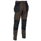 PANTALON DE TRAVAIL HOMME/FEMME PAKATTI TAUPE/NOIR 
