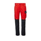 PANTALON DE TRAVAIL HOMME/FEMME MANCHESTER ALERTE ROUGE/EBONY