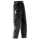 PANTALON DE TRAVAIL HOMME/FEMME DEMI-BALLON SAUMUR VELOURS NOIR EJ. M