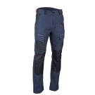 PANTALON STELLAIRE POCHES GENOU MARINE/NOIR