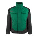 VESTE DE TRAVAIL HOMME/FEMME MAINZ VERT BOUTEILLE/NOIR T.4XL