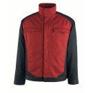 VESTE DE TRAVAIL HOMME/FEMME MAINZ ROUGE/NOIR T.3XL