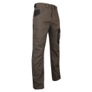 PANTALON DE TRAVAIL HOMME/FEMME AUTHENTIC TERREAU TAUPE/NOIR