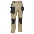 PANTALON DE TRAVAIL HOMME/FEMME BIWER BEIGE/NOIR