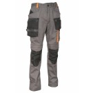 PANTALON DE TRAVAIL HOMME/FEMME BIWER ANTHRACITE/NOIR/ORANGE 