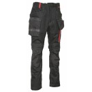 PANTALON DE TRAVAIL HOMME/FEMME BIWER NOIR/ROUGE