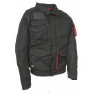 VESTE DE TRAVAIL HOMME/FEMME DIPPACH NOIR/ROUGE 