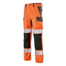 PANTALON GENOUILLERES ADVANCED ORANGE FLUO/GRIS