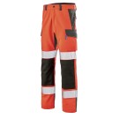PANTALON GENOUILLERES ADVANCED ROUGE FLUO/GRIS