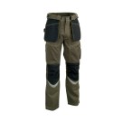 PANTALON DE TRAVAIL HOMME/FEMME BRICKLAYER TAUPE/NOIR