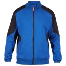SWEAT DE TRAVAIL CARDIGAN AVEC COL BLEU SURFER/NOIR 