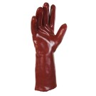 GANTS DE PROTECTION PVC ROUGE 36 CM