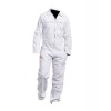 COMBINAISON DE TRAVAIL 1 ZIP 100 % COTON BLANC