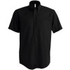 CHEMISE DE TRAVAIL HOMME COTON MANCHES COURTES NOIR