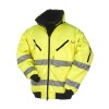 BLOUSON HAUTE VISIBILITÉ SPARROW JAUNE FLUO/MARINE