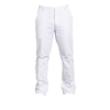 PANTALON DE TRAVAIL HOMME/FEMME 100 % COTON POCHES GENOUILLERES BLANC