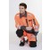 VESTE REFLECHISSANTE HOMME/FEMME ROADY ORANGE FLUO/CONVOY