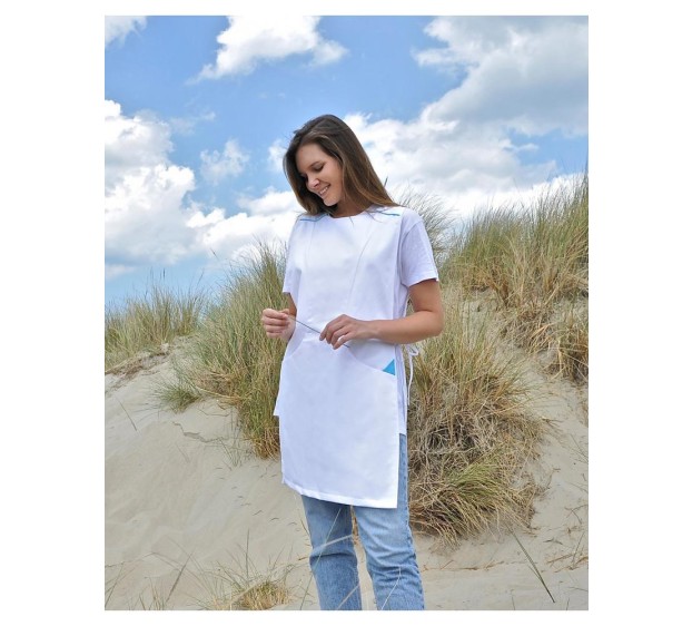 CHASUBLE PROFESSIONNEL FEMME APRIL BLANC/ATOLL
