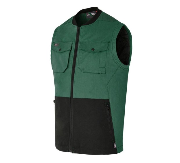 GILET DE TRAVAIL/BODYWARMER HOMME/FEMME OVERMAX VERT