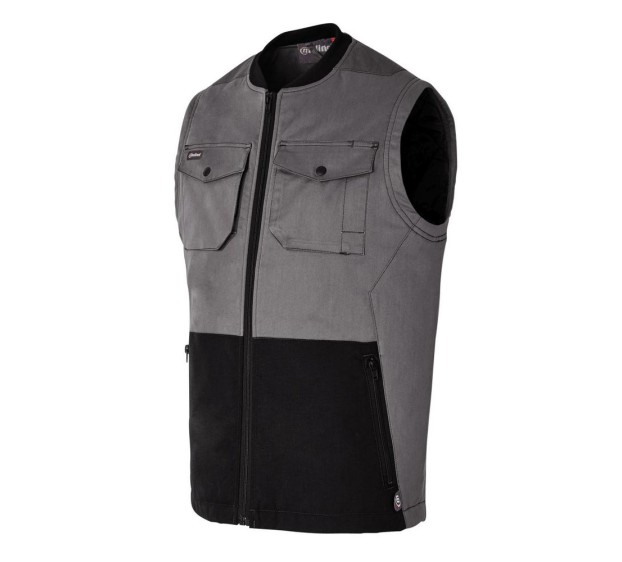 GILET DE TRAVAIL/BODYWARMER HOMME/FEMME OVERMAX GRIS