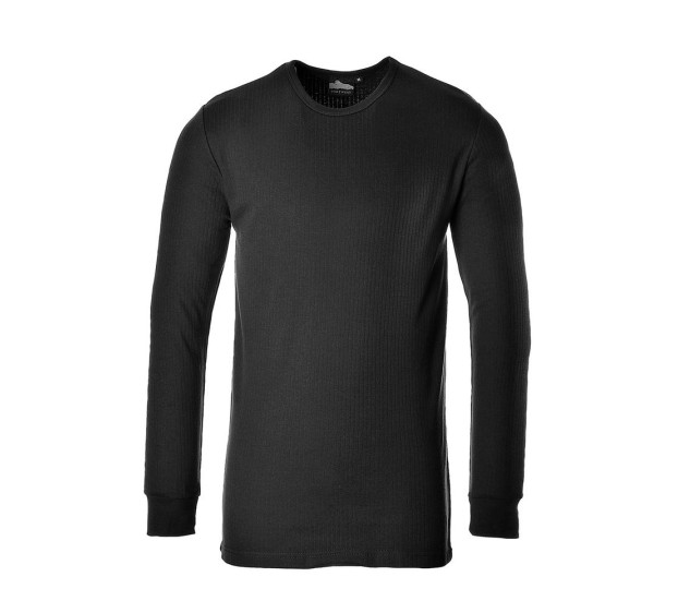 MAILLOT MANCHES LONGUES THERMIQUE HOMME/FEMME NOIR