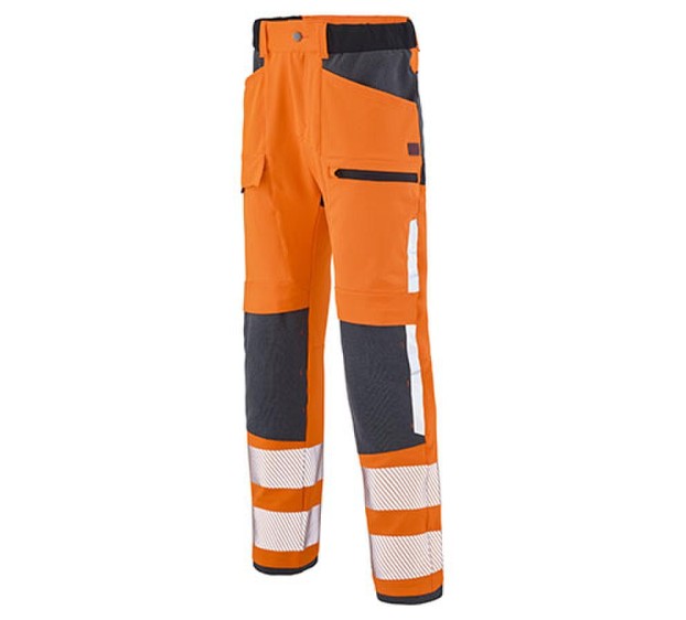 PANTALON RÉFLÉCHISSANT HOMME/FEMME TWIST ORANGE FLUO/CHARCOAL