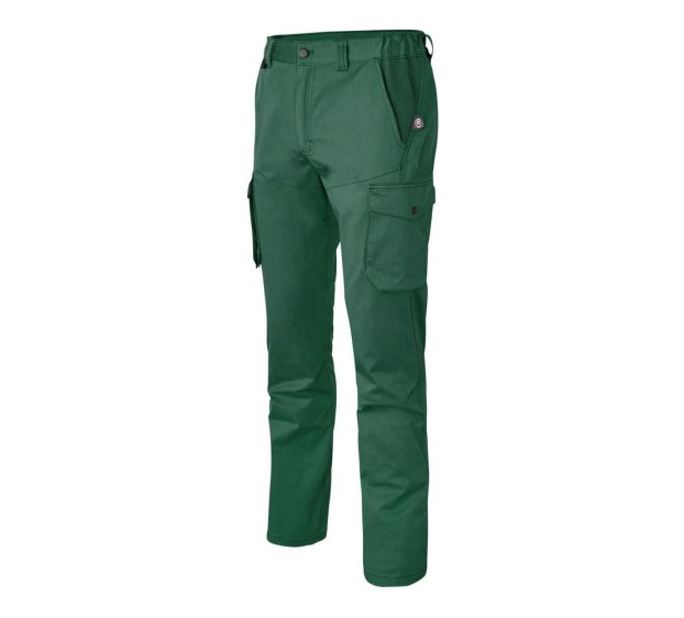 PANTALON DE TRAVAIL HOMME/FEMME MULTIPOCHES OVERMAX VERT 