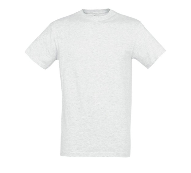 T-SHIRT MC 150G GRIS ASH T.5XL